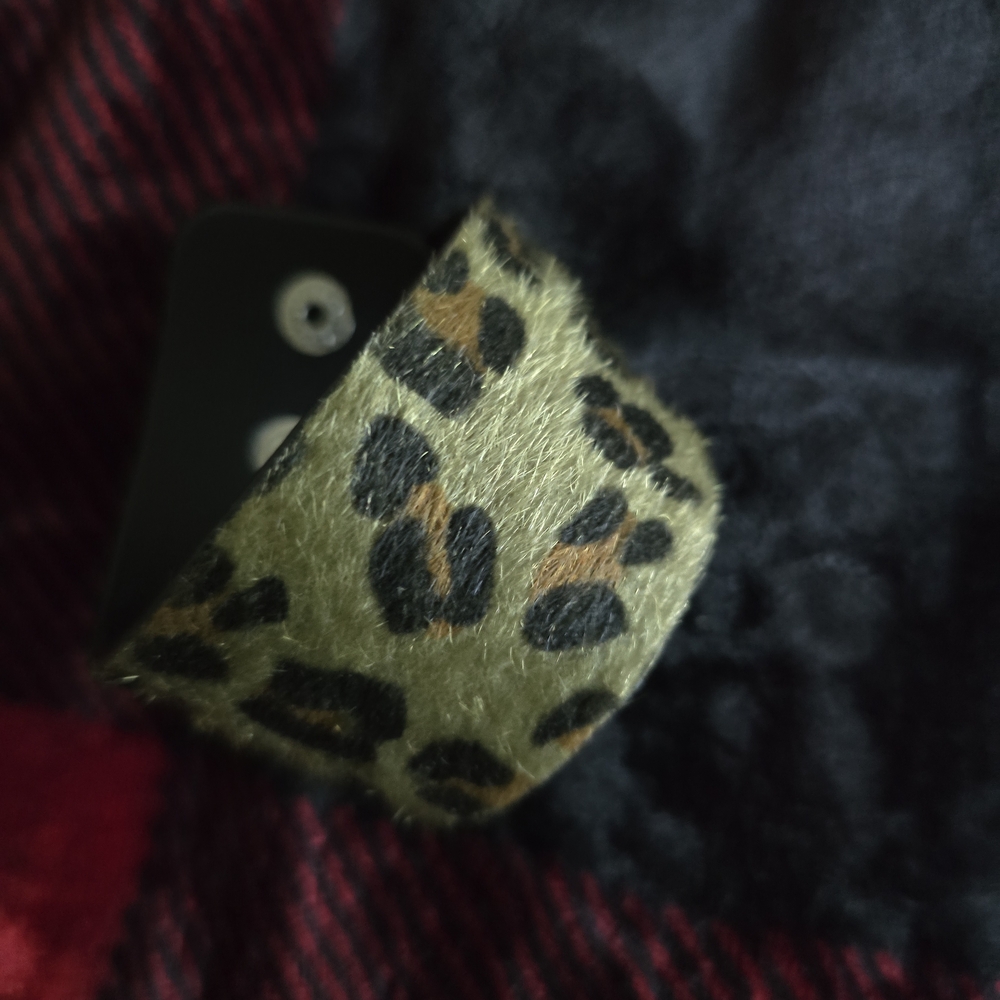 Paparazzi Leopard Print Bracelet - Green and Black